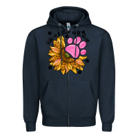 Navy life is better with dogs Zipper Hoodie - NancyCooperArtShop
