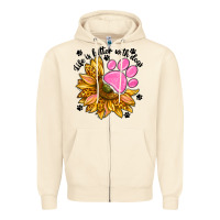 Sandshell life is better with dogs Zipper Hoodie - NancyCooperArtShop