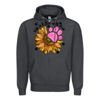 Smoke life is better with dogs Zipper Hoodie - NancyCooperArtShop