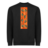 Black dinosaur brontosaurus pen wrap Heavyweight Sweatshirt - Artiststas