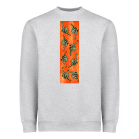 Heather Grey dinosaur brontosaurus pen wrap Heavyweight Sweatshirt - Artiststas
