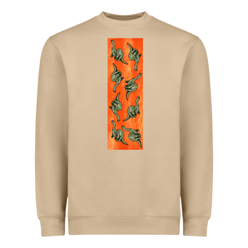 Dinosaur Brontosaurus Pen Wrap Heavyweight Sweatshirt by Artiststas | Teevron