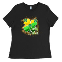 Black lucky vibes Ladies Tee - RanaPortraitStore