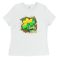 White lucky vibes Ladies Tee - RanaPortraitStore