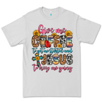 Dove Grey give me coffee to get me started and jesus to keep Premium Tee - Zillion Design Studio