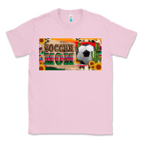 Bubblegum Pink soccer mom with ball and sunflower cactus serape licanse plate Classic Tee - Artiststas