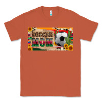 Copper soccer mom with ball and sunflower cactus serape licanse plate Classic Tee - Artiststas
