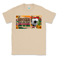 Mushroom soccer mom with ball and sunflower cactus serape licanse plate Classic Tee - Artiststas