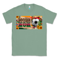 Sage soccer mom with ball and sunflower cactus serape licanse plate Classic Tee - Artiststas