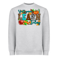 Heather Grey y'all gonna learn today pumpkin and pen Heavyweight Sweatshirt - AdoDesignShop