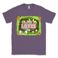 Lavender Oh how he loves us Easter Day Classic Tee - LillyAllenDesigns