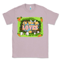 Lilac Oh how he loves us Easter Day Classic Tee - LillyAllenDesigns