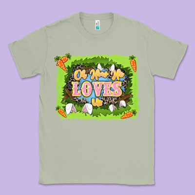 Oh How He Loves Us Easter Day Classic Tee Designed By Lillyallendesigns