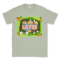 Matcha Oh how he loves us Easter Day Classic Tee - LillyAllenDesigns