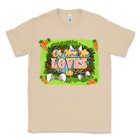 Mushroom Oh how he loves us Easter Day Classic Tee - LillyAllenDesigns
