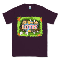 Plum Oh how he loves us Easter Day Classic Tee - LillyAllenDesigns