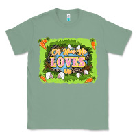 Sage Oh how he loves us Easter Day Classic Tee - LillyAllenDesigns