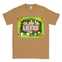 Toasted Coconut Oh how he loves us Easter Day Classic Tee - LillyAllenDesigns