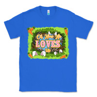 True Royal Oh how he loves us Easter Day Classic Tee - LillyAllenDesigns