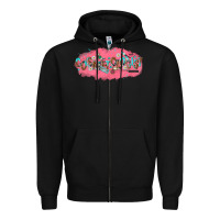 Black cosmetologist Zipper Hoodie - NancyCooperArtShop