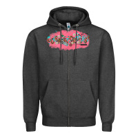 Charcoal Heather cosmetologist Zipper Hoodie - NancyCooperArtShop
