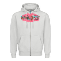 Dove Grey cosmetologist Zipper Hoodie - NancyCooperArtShop