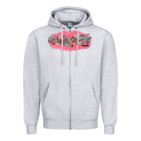 Heather Grey cosmetologist Zipper Hoodie - NancyCooperArtShop