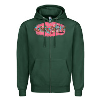 Sports Green cosmetologist Zipper Hoodie - NancyCooperArtShop