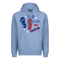 Colony Blue Flip Flops and Freedom Premium Hoodie - Bettercallsaul