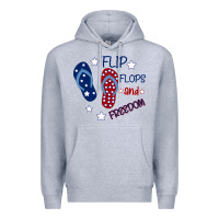 Heather Grey Flip Flops and Freedom Premium Hoodie - Bettercallsaul