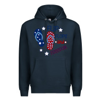 Navy Flip Flops and Freedom Premium Hoodie - Bettercallsaul