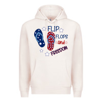 Pale Pink Flip Flops and Freedom Premium Hoodie - Bettercallsaul
