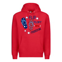 Red Flip Flops and Freedom Premium Hoodie - Bettercallsaul