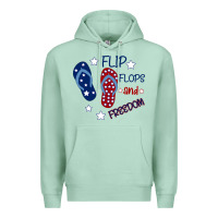 Seafoam Flip Flops and Freedom Premium Hoodie - Bettercallsaul