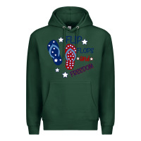 Sports Green Flip Flops and Freedom Premium Hoodie - Bettercallsaul