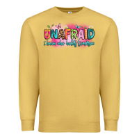 Antique Gold unafraid i know who holds tomorrow Premium Sweatshirt - Artiststas