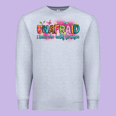 Unafraid I Know Who Holds Tomorrow Premium Sweatshirt Designed By Artiststas