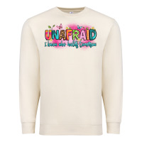 Sandshell unafraid i know who holds tomorrow Premium Sweatshirt - Artiststas