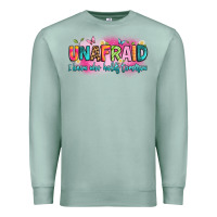 Seafoam unafraid i know who holds tomorrow Premium Sweatshirt - Artiststas