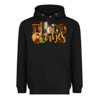 Black Fall Vibes Boer Goat Heavyweight Hoodie - LillyAllenDesigns