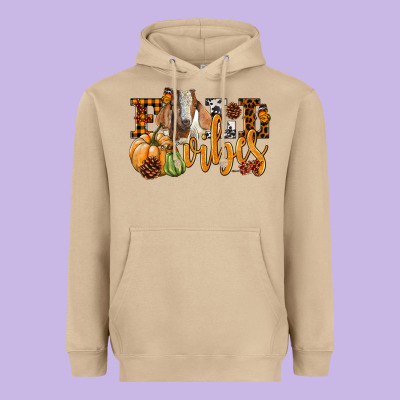 Fall Vibes Boer Goat Heavyweight Hoodie Designed By Lillyallendesigns