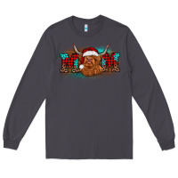 Smoke christmas mom highland cow Long Sleeve Tee - BarkalooDesign