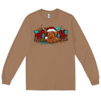 Toasted Coconut christmas mom highland cow Long Sleeve Tee - BarkalooDesign