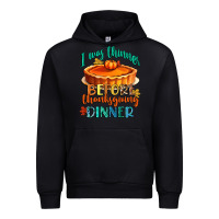 Black i was thinner before thanksgiving dinner Urban Hoodie - CowGirlArtShop