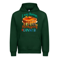 Forest Green i was thinner before thanksgiving dinner Urban Hoodie - CowGirlArtShop