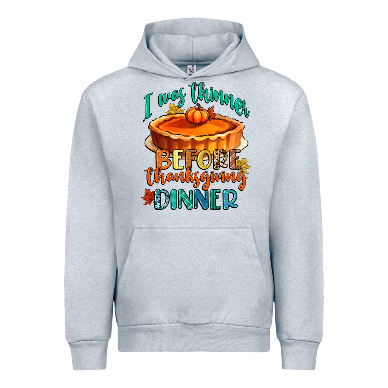 I Was Thinner Before Thanksgiving Dinner Urban Hoodie by CowGirlArtShop | Teevron