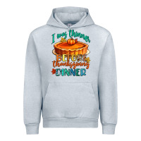 Heather Grey i was thinner before thanksgiving dinner Urban Hoodie - CowGirlArtShop
