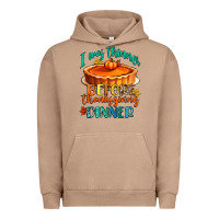 Pigment Burro i was thinner before thanksgiving dinner Urban Hoodie - CowGirlArtShop