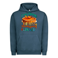 Pigment Midnight Navy i was thinner before thanksgiving dinner Urban Hoodie - CowGirlArtShop
