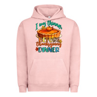 Pigment Salmon i was thinner before thanksgiving dinner Urban Hoodie - CowGirlArtShop